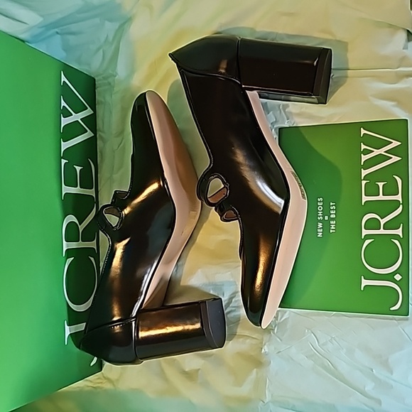 J. Crew spazzolato leather Mary Jane double strap Maisie pump - Picture 5 of 11